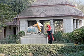 Varanasi - New Vishwanath temple  - Nandi the doorkeeper of Siva temples